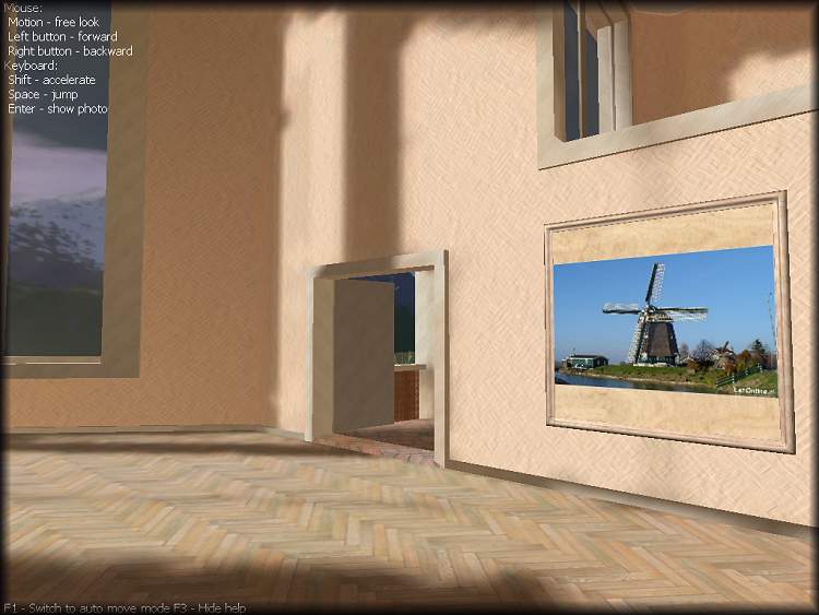 Photo 2 Virtual gallery 3D Pictures of Photos Nederlands Flowers Tulips & Windmills by RD-Soft(c)